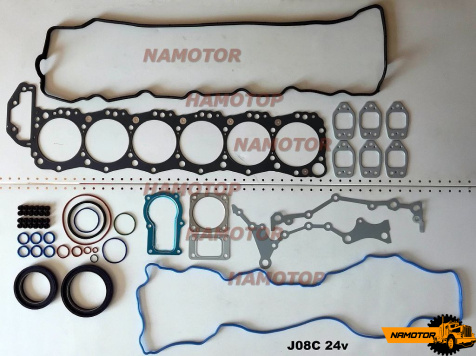 Ремкомплект двигателя HINO J08C (24V), 04010-3813, 04010-0694, 04010-3244, 04010-3807